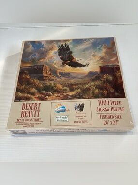 Desert Beauty 1000pc Jigsaw Puzzle Eagle by John Stewart Sunsout New 77098